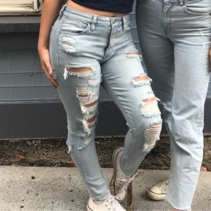 American eagle super hi-rise jegging